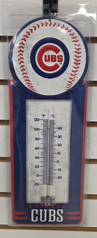 Open Road Remington Sign- Chicago Cubs Thermometer