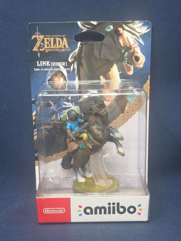 Nintendo Amiibo Figures- Zelda Breath of the Wild: Link (Rider)