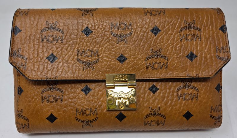 MCM Millie Visetos Crossbody Bag