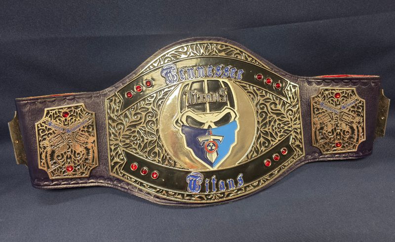 Custom Football Wrestling Belt