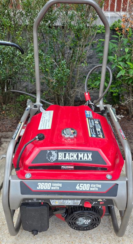 Black Max Honda Generator 4500