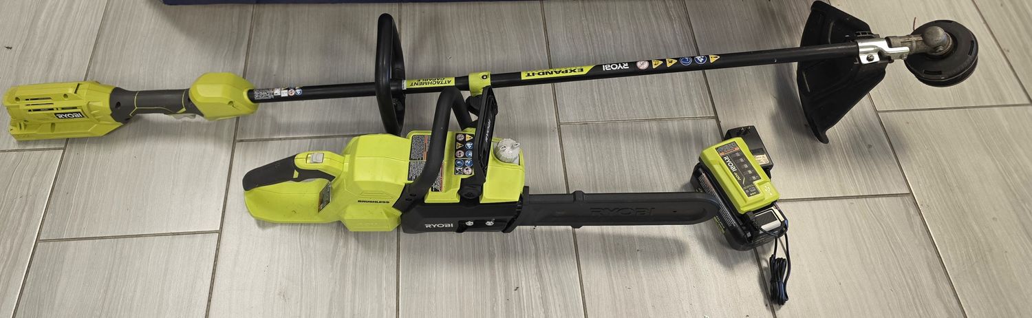 Ryobi 2pc Combo Set w/1 Battery & Charger Ryobi 2pc Combo Set w/1 Battery & Charger