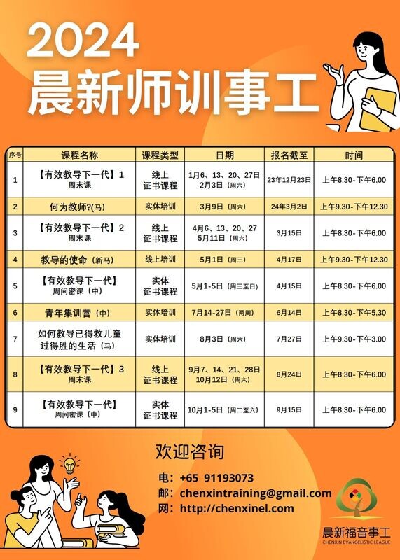 2024年师训事工