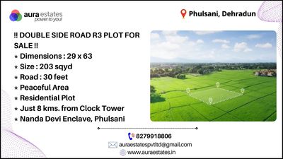 DOUBLE SIDE ROAD R3 PLOT FOR SALE