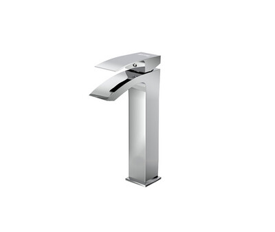 خلاط حوض سنترينو SAN-0034 طويل يد واحدة بالفيداج اللون كروم من جواد