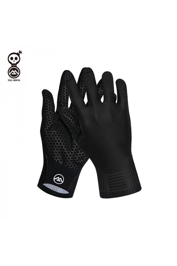 SKULL Weekend Black Gloves