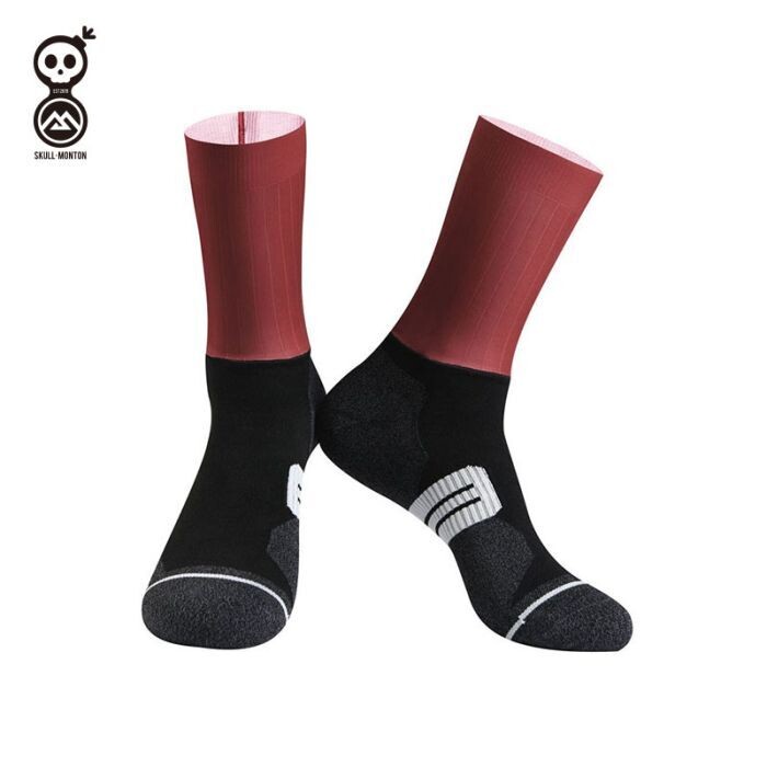 SKULL Aero Socks DarkRed