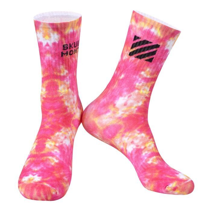 TieDye Pink/Yellow Socks