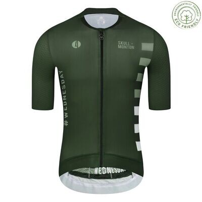 SKULL Wednesday Green Jersey Men