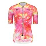 SKULL TieDye YellowPink Jersey Women