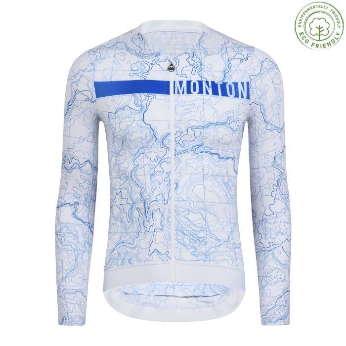 SKULL Cooling UPF50+ Map Long Sleeve Jersey Men