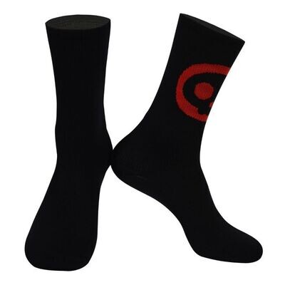 SKULL Socks Black/red