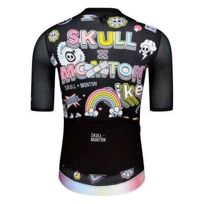SKULL Cartoon Black Jersey Men