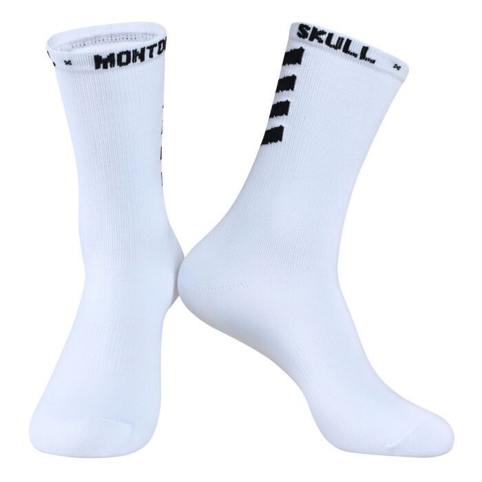 SKULL Stripes White Socks