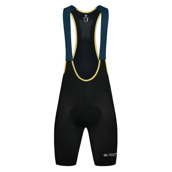 Traveler Black Bib-shorts Men
