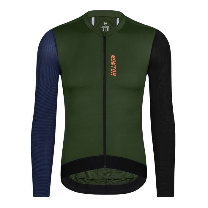 Traveler II Green Summer Long Sleeve Jersey Men