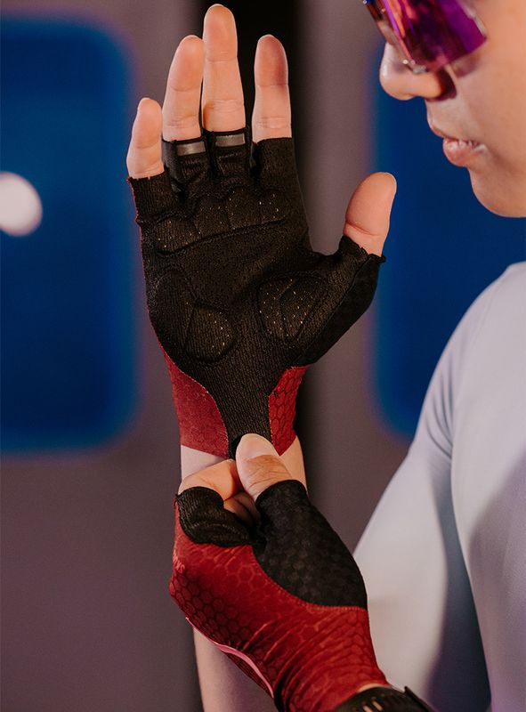 SKULL Fire Short Gloves