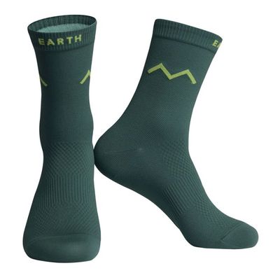 SKULL Earth Green Socks