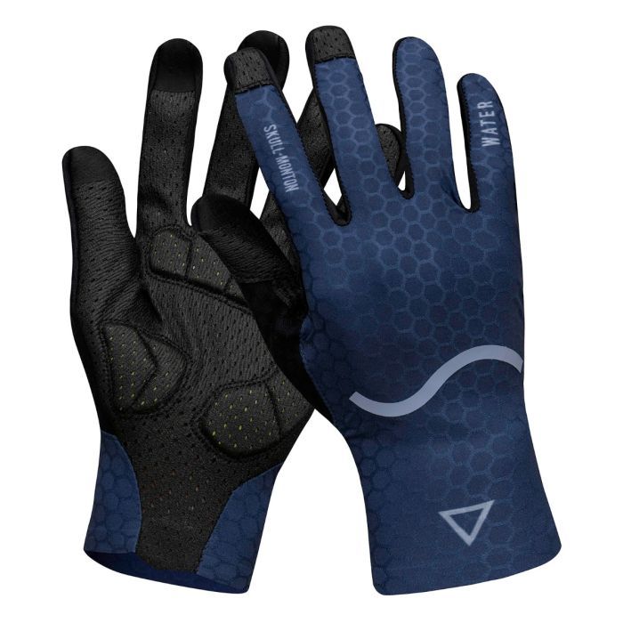 SKULL Water Navy Summer Gloves