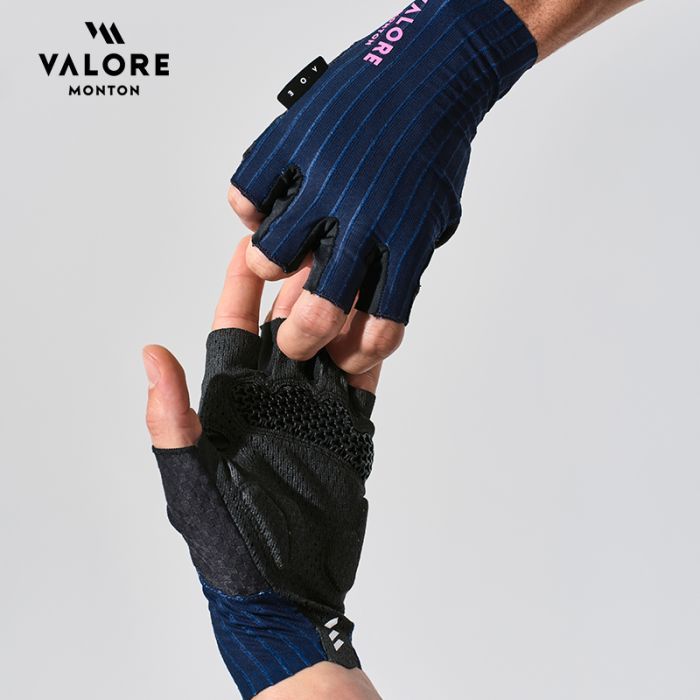 VALORE 3D Navy Short Gloves