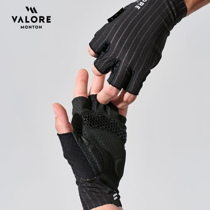 VALORE 3D Black Short Gloves