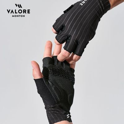 VALORE 3D Black Short Gloves
