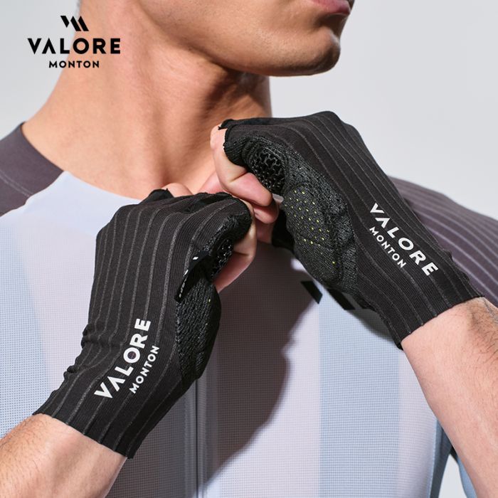 VALORE 3D Black Short Gloves