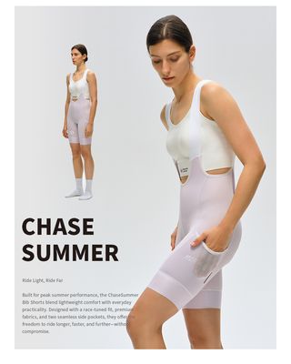 Chase Bib-shorts Soft pink Women