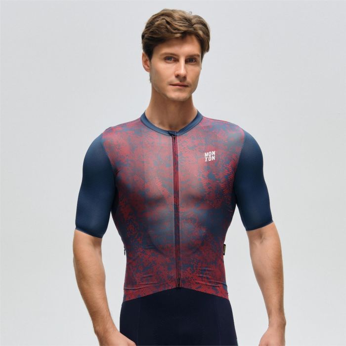 Topography Jersey Men Blue/Red