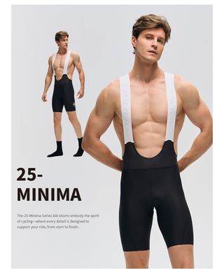 ELITE Minima Bib-shorts Black  men