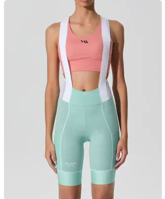 VALORE VERSA Bib-shorts celeste women