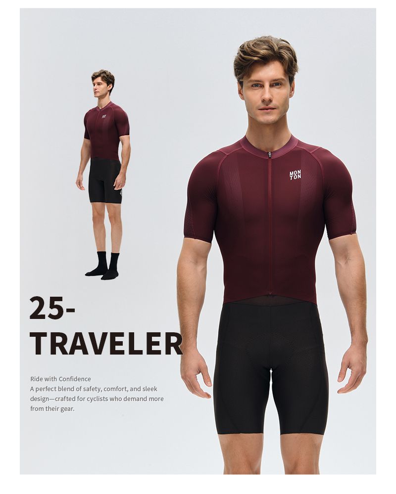 Traveler Jersey Plum Men