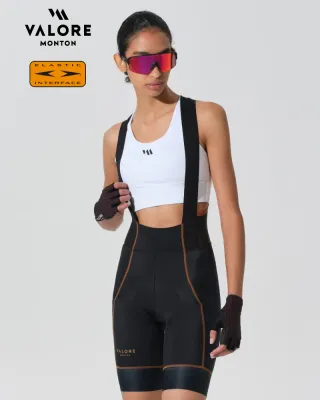 VALORE VERSA Bib-shorts black/blue women