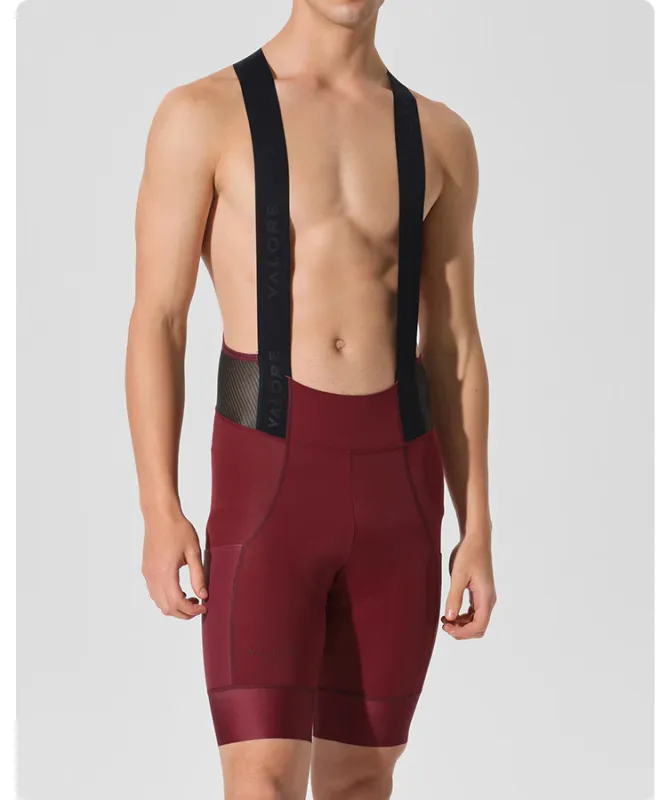 VALORE VERSA Bib-shorts maroon Men