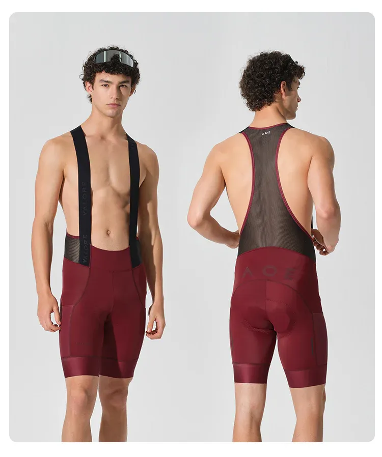 VALORE VERSA Bib-shorts maroon Men