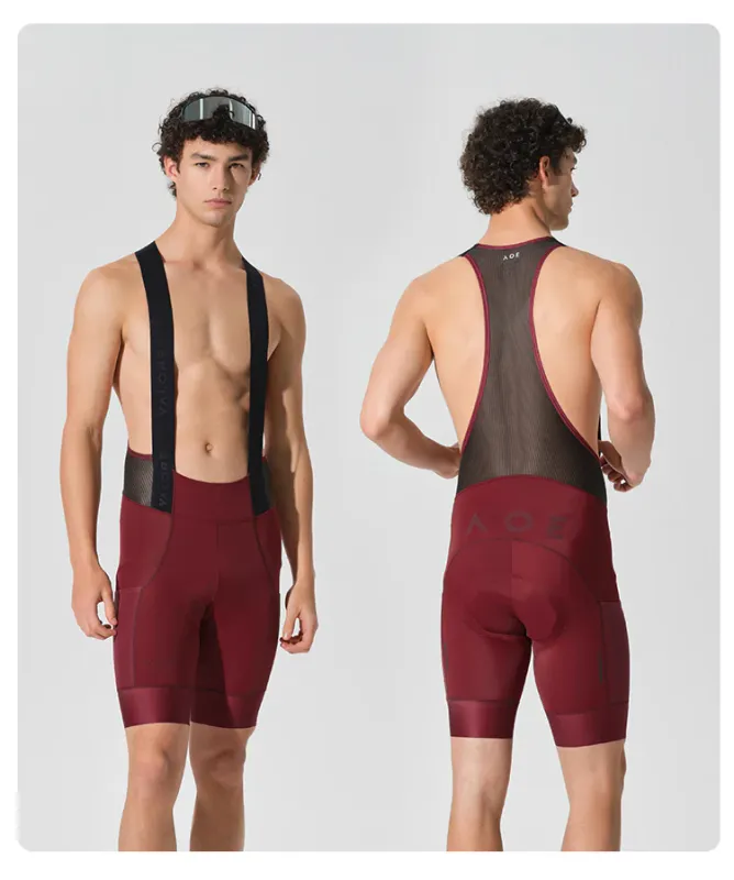 VALORE VERSA Bib-shorts maroon Men