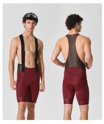 VALORE VERSA Bib-shorts maroon Men