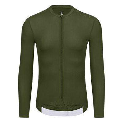 MINIMA Cooling Olive Summer Long Sleeve Jersey Men UPF50+