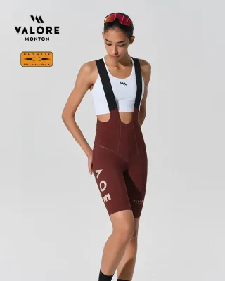 Valore Nuova Bib-shorts Women Maroon