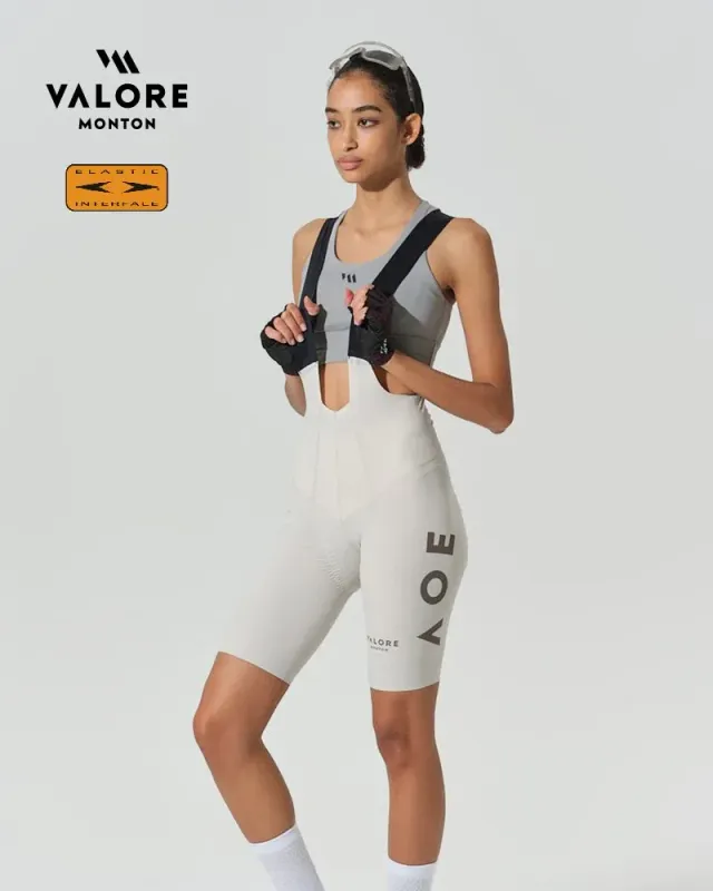 VALORE NUOVA LUNA GREY BIB-SHORTS WOMEN
