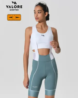 VALORE VERSA Bib-shorts blue women
