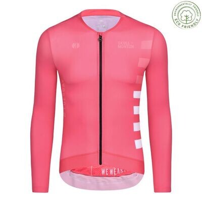 SKULL Cooling UPF50+ Tuesday Pink Long Sleeve Jersey Men SKULL Cooling UPF50+ Tuesday Pink Long Sleeve Jersey Men