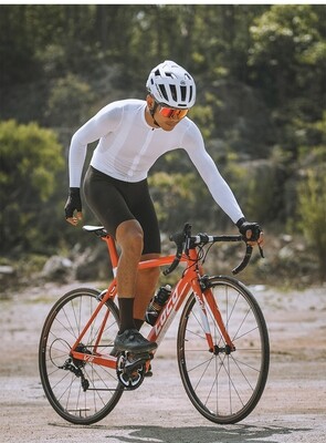 Minima Cooling Summer Long Sleeve Jersey White Men UPF50+