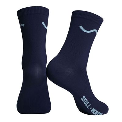 Navy Water Regular Socks