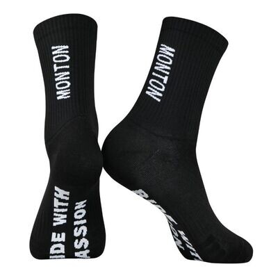 Traveler Black Regular Socks