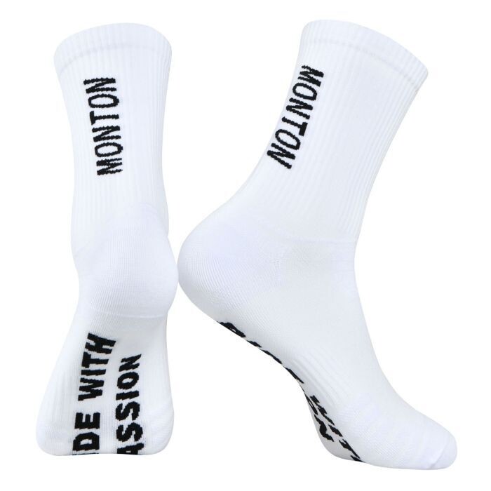 Traveler White Regular Socks