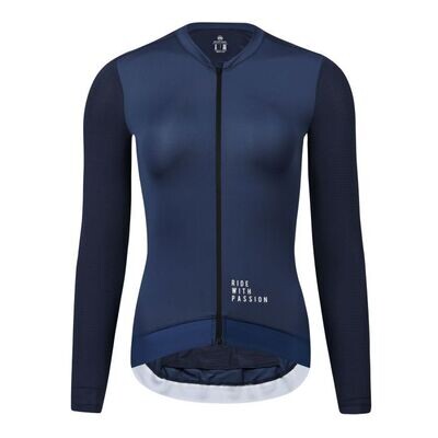 URBAN Traveler Summer Long Sleeve Jersey Navy Women URBAN Traveler Summer Long Sleeve Jersey Navy Women