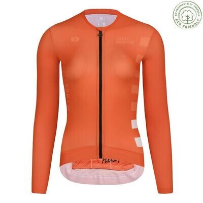 SKULL Cooling UPF50+ Thursday Orange Long Sleeve Jersey Women