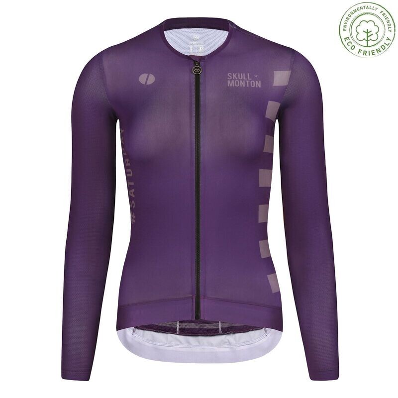 SKULL  Cooling UPF50+ Saturday Purple Long Sleeve Jersey Women