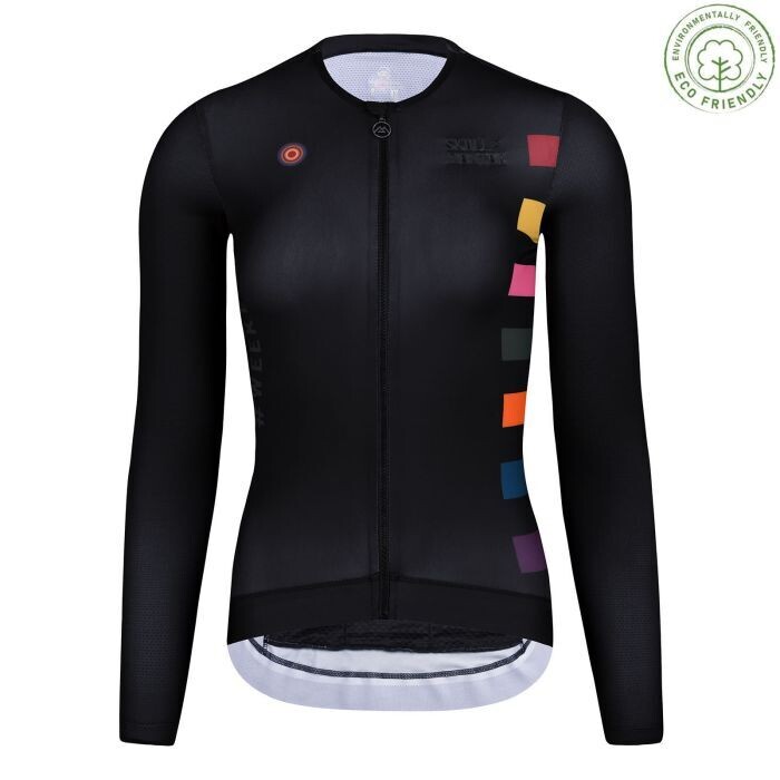 SKULL Cooling UPF50+ Weekend Black Long Sleeve Jersey Women